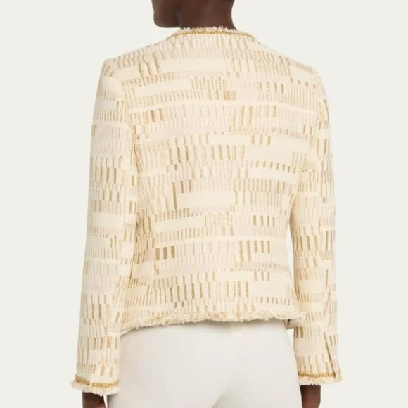 Kobi Halperin Kosta Metallic Chain-Trim Jacket